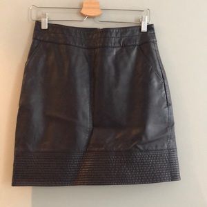 Vegan leather mini